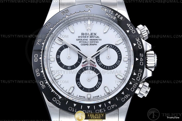 0818 Lightweight ROLDYT0436A – Daytona 116500 CER SS SS White 904L QF V3 SH 948